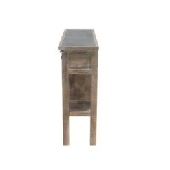 Olivia & May Farmhouse Wooden Wine Console with Drawers Brown - Olivia & May 11 Olivia & May Farmhouse Wooden Wine Console with Drawers Brown - Olivia & May -Console Tables Sales unnamed file 3579