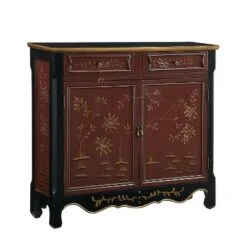 Jenny Hand Painted 2Door Console Table - Powell Company Red 22 Jenny Hand Painted 2Door Console Table - Powell Company Red -Console Tables Sales unnamed file 3598