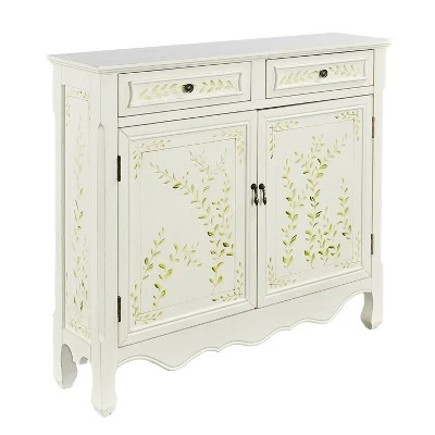 Jenny Hand Painted 2Door Console Table - Powell Company Red 13 Jenny Hand Painted 2Door Console Table - Powell Company Red - Image 11