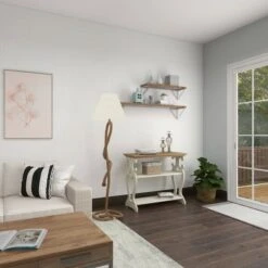 Olivia & May Farmhouse Wood Console Table White - Olivia & May 29 Olivia & May Farmhouse Wood Console Table White - Olivia & May -Console Tables Sales unnamed file 3624