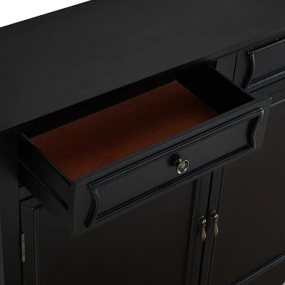 Leith 2Door Console Black - Powell Company 9 Leith 2Door Console Black - Powell Company - Image 7