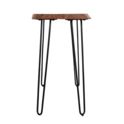 Alaterre Furniture Hairpin Natural Brown Live Edge Media Console Table Metal And Wood -Console Tables Sales unnamed file 3649