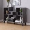 Alitano 6 Shelf Console Table Distressed Gray - miBasics -Console Tables Sales unnamed file 3656