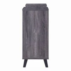 Alitano 6 Shelf Console Table Distressed Gray - miBasics -Console Tables Sales unnamed file 3658