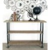 Olivia & May Industrial 3 Tier Console Table Brown - Olivia & May -Console Tables Sales unnamed file 3695