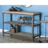 Olivia & May Rustic 3 Tier Console Table Brown - Olivia & May -Console Tables Sales unnamed file 3697