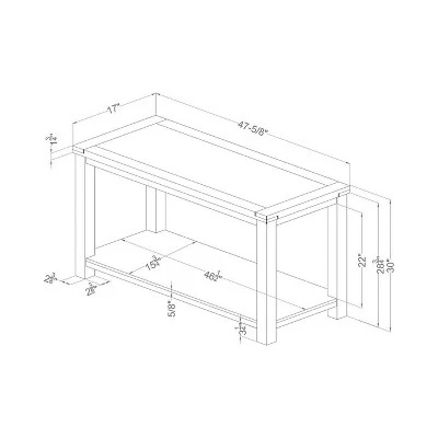 Sineca Simple Natural Wood Grain Sofa Table Dark Cherry - miBasics 5 Sineca Simple Natural Wood Grain Sofa Table Dark Cherry - miBasics - Image 3