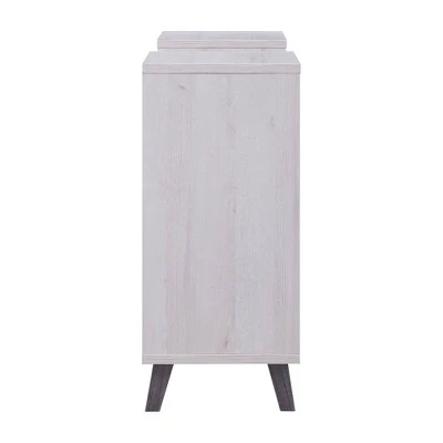 Alitano 6 Shelf Console Table White - miBasics 4 Alitano 6 Shelf Console Table White - miBasics - Image 2