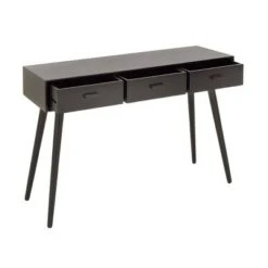 Olivia & May Modern 3 Drawer Wood Console Table Black - Olivia & May -Console Tables Sales unnamed file 3757