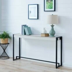Macen Console Table - Holly & Martin White/black -Console Tables Sales unnamed file 380