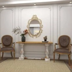 Olivia & May Vintage Wood Console Table White - Olivia & May 22 Olivia & May Vintage Wood Console Table White - Olivia & May -Console Tables Sales unnamed file 3800