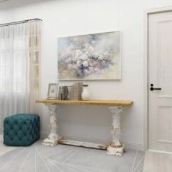 Olivia & May Vintage Wood Console Table White - Olivia & May 24 Olivia & May Vintage Wood Console Table White - Olivia & May -Console Tables Sales unnamed file 3802
