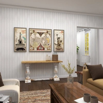 Olivia & May Vintage Wood Console Table White - Olivia & May 13 Olivia & May Vintage Wood Console Table White - Olivia & May - Image 11