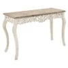 Wood Parisian Design Floral Ornate Detailing Console Table White - Olivia & May -Console Tables Sales unnamed file 3809