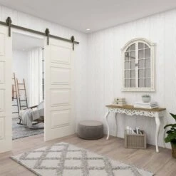 Wood Parisian Design Floral Ornate Detailing Console Table White - Olivia & May -Console Tables Sales unnamed file 3816