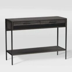 Joliet Entryway Table Gray/Black - CorLiving