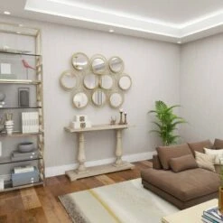 Olivia & May Antique Wood Console Table White - Olivia & May -Console Tables Sales unnamed file 3850