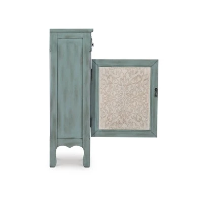 Duncan Cabinet Console Table Antique Blue - Powell Company 6 Duncan Cabinet Console Table Antique Blue - Powell Company - Image 4