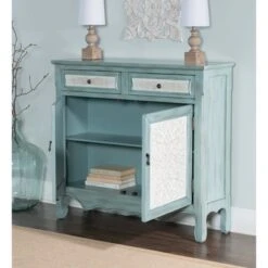 Duncan Cabinet Console Table Antique Blue - Powell Company 18 Duncan Cabinet Console Table Antique Blue - Powell Company -Console Tables Sales unnamed file 3859