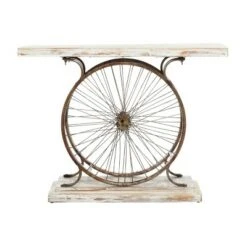 Olivia & May Rustic Console Table Brown - Olivia & May -Console Tables Sales unnamed file 3879