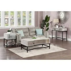 Gabby Chic 1 Drawer Console Table White - Treasure Trove Accents -Console Tables Sales unnamed file 3892