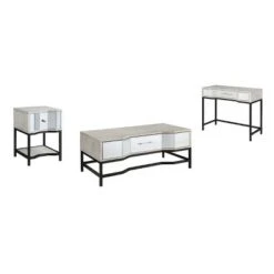 Gabby Chic 1 Drawer Console Table White - Treasure Trove Accents -Console Tables Sales unnamed file 3893