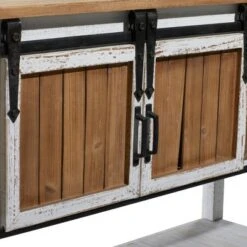 Olivia & May Farmhouse Storage Console Table Brown - Olivia & May -Console Tables Sales unnamed file 3908