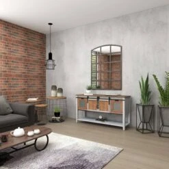 Olivia & May Farmhouse Storage Console Table Brown - Olivia & May -Console Tables Sales unnamed file 3920