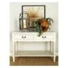 Wood Traditional 2 Drawer Console Table Antique Ivory - Olivia & May -Console Tables Sales unnamed file 3964