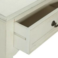 Wood Traditional 2 Drawer Console Table Antique Ivory - Olivia & May -Console Tables Sales unnamed file 3971