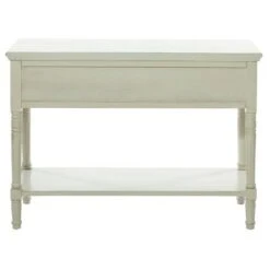 Wood Traditional 2 Drawer Console Table Antique Ivory - Olivia & May -Console Tables Sales unnamed file 3972
