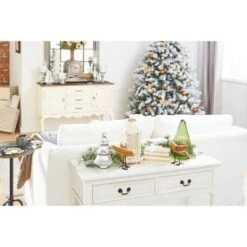 Wood Traditional 2 Drawer Console Table Antique Ivory - Olivia & May -Console Tables Sales unnamed file 3974