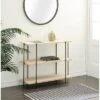 Olivia & May Contemporary Metal Console Table - Olivia & May -Console Tables Sales unnamed file 3975