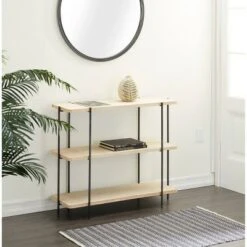 Olivia & May Contemporary Metal Console Table - Olivia & May