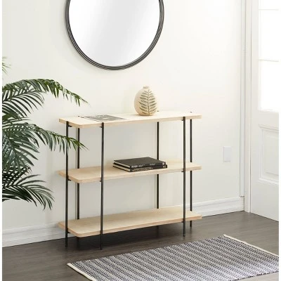 Olivia & May Contemporary Metal Console Table - Olivia & May 3 Olivia & May Contemporary Metal Console Table - Olivia & May
