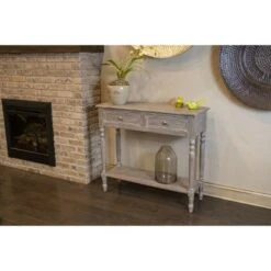 Decor Therapy Simplify Two Drawer Console Table Natural - Décor Therapy -Console Tables Sales unnamed file 4036