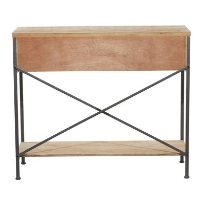 Olivia & May Contemporary Wood Console Table Red - Olivia & May 7 Olivia & May Contemporary Wood Console Table Red - Olivia & May - Image 5