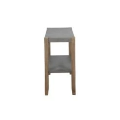 40" Davenport Faux Concrete and Wood Console Table Light Amber - Alaterre Furniture -Console Tables Sales unnamed file 4053