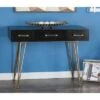 Olivia & May Modern 3 Drawer Console Table Black - Olivia & May -Console Tables Sales unnamed file 4055