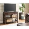36" Bridgton Wood Sofa/TV Console with Drawer Cherry - Alaterre Furniture