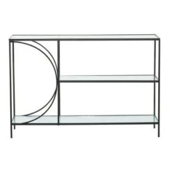 Olivia & May Industrial Metal Console Table Black - Olivia & May -Console Tables Sales unnamed file 4138