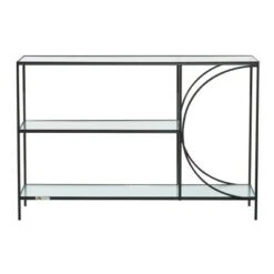 Olivia & May Industrial Metal Console Table Black - Olivia & May -Console Tables Sales unnamed file 4139