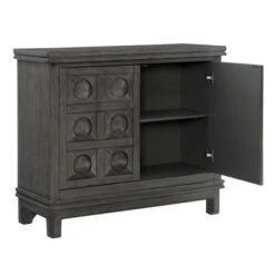 Epinay Carved Cabinet Gray - Powell Company