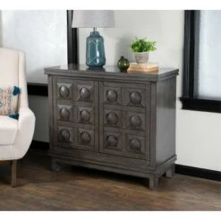 Epinay Carved Cabinet Gray - Powell Company -Console Tables Sales unnamed file 4154