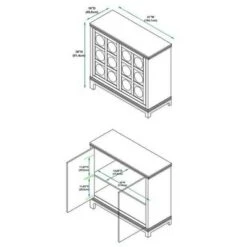 Epinay Carved Cabinet Gray - Powell Company -Console Tables Sales unnamed file 4157