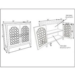 Powell Company Creswell Console Brown - Powell -Console Tables Sales unnamed file 4194