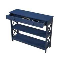 Oxford 1 Drawer Console Table - Breighton Home Cobalt Blue -Console Tables Sales unnamed file 426