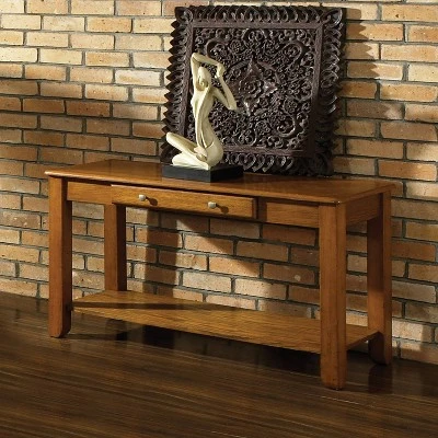 Steve Silver Co. Nelson Sofa Table Oak - Steve Silver 4 Steve Silver Co. Nelson Sofa Table Oak - Steve Silver - Image 2