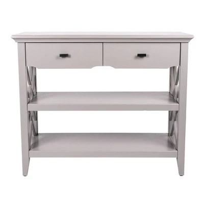 Lane 2 Drawer Console Table - East at Main White 4 Lane 2 Drawer Console Table - East at Main White - Image 2