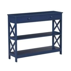 Oxford 1 Drawer Console Table - Breighton Home Cobalt Blue -Console Tables Sales unnamed file 428